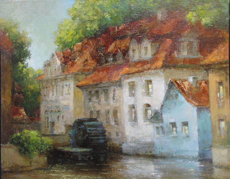  художник  Медведева Ольга, картина Прага