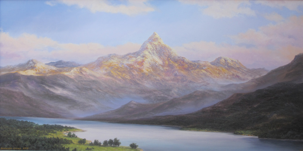  художник  Лысак Геннадий, картина Утро в Гималаях
