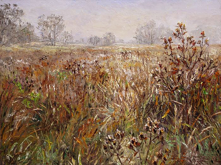  художник  Колоколов Антон, картина Осенние травы