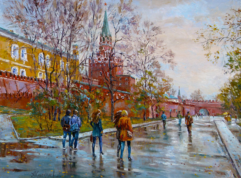 Картина осень сокольники