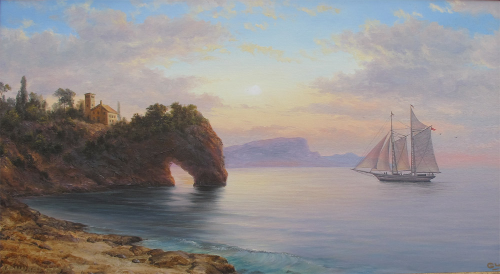  художник  Лысак Геннадий, картина Морской пейзаж