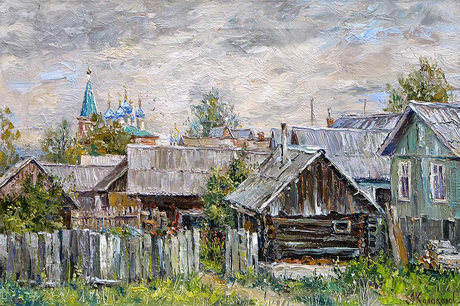  художник  Колоколов Антон, картина В Дунилово