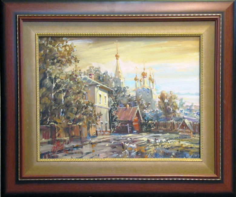  художник  Пеньковский Павел , картина Старый дворик