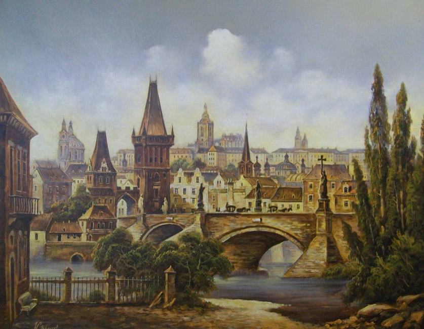  художник  Стрелков Александр, картина Прага