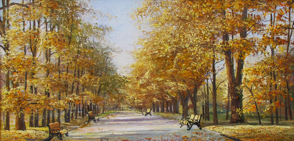  художник  Еремин Петр, картина Осень